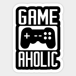 Gameaholic Sticker